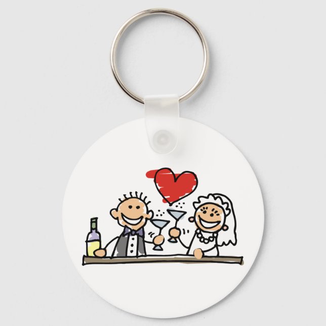 Wedding Celebration Keychain (Front)