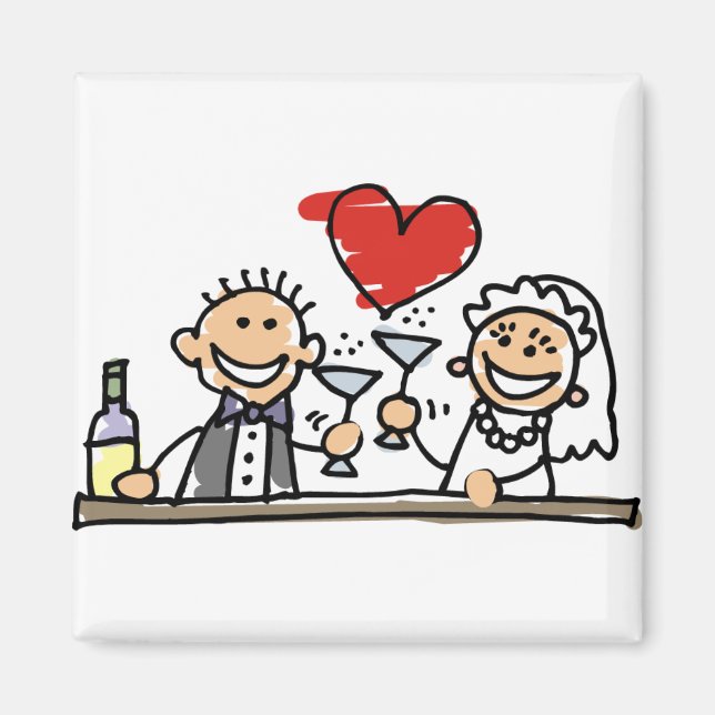 Wedding Celebration Magnet (Front)