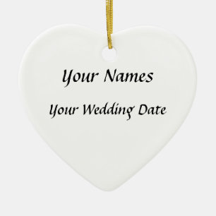 Wedding Ceramic Ornament