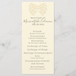 Wedding Ceremony | Classic Itinerary Program<br><div class="desc">A great option for your wedding day. Use the template to personalize the information. Front and back can be customized.</div>