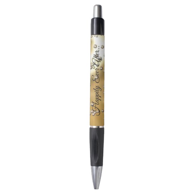 Wedding Champagne bubbles Pen (Front Vertical)