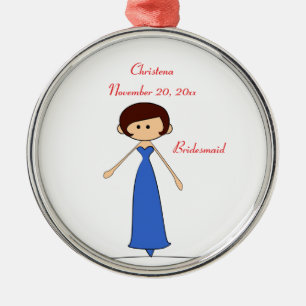 Wedding Characters Bridesmaid Ornament (C2)