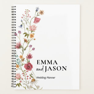 Wedding Checklist Planner, Floral Elegant Wedding Planner