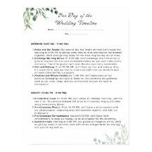 Wedding Checklists - Day of Wedding Planner