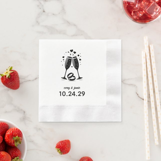 Wedding Cheers Napkin (Insitu)
