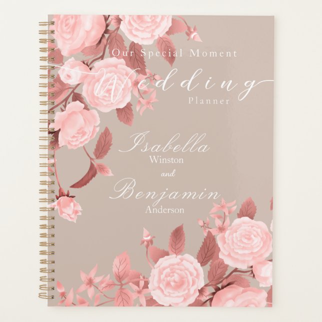 Wedding Chic Rose  Planner (Front)