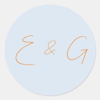 wedding  classic round sticker