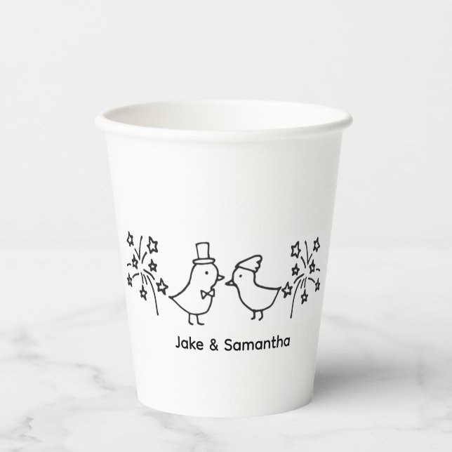 Wedding Coffee Cups (Front)