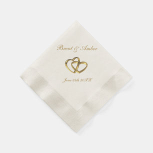 Wedding Coined Cocktail Napkin