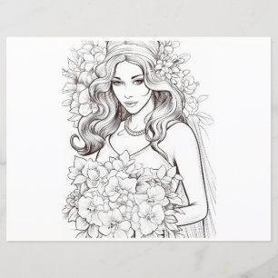 Wedding Colouring Page - Fun for All Guests