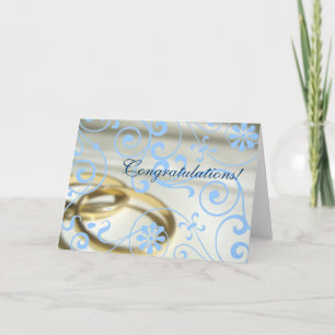Wedding Congrats (Customizable Colour!) Card