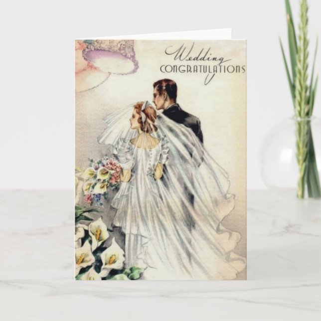 Wedding Congratulations 3 - Customized Card (Front)