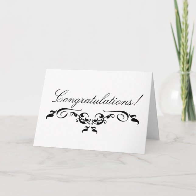 Wedding Congratulations Card (Front)
