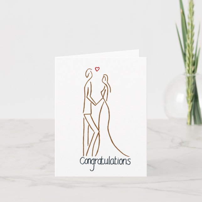 Wedding Congratulations Card (Front)
