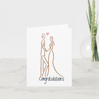 Wedding Congratulations Card