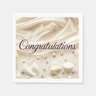 Wedding Congratulations Paper Napkin