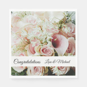 Wedding Congratulations Paper Napkins