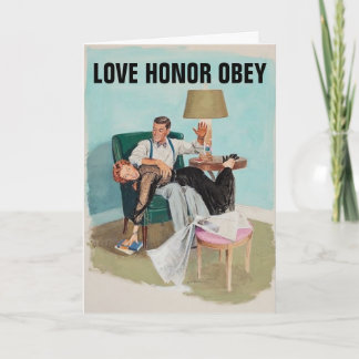 WEDDING CONGRATULATIONS RETRO SPANKING CARD