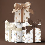 Wedding Congratulations Wrapping Paper Sheets<br><div class="desc">Congratulate a special couple with these lovely personalized watercolor floral wrapping paper sheets!</div>