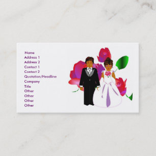 Wedding Consultant III Business Card -Customizable