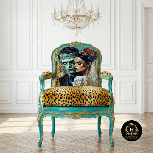 Wedding Couple Bride of Frankenstein Decoupage Tissue Paper