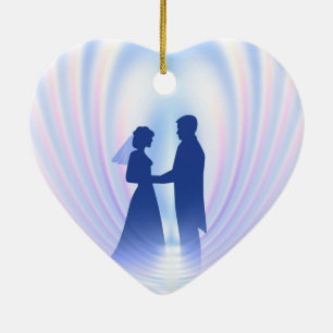 Wedding Couple Ceramic Ornament