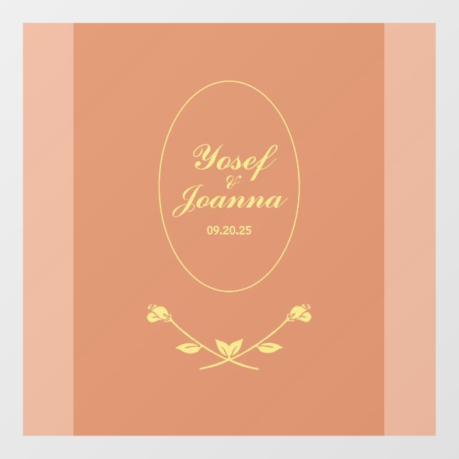 Wedding Couple Floor Decal and Sticker (Sheet)