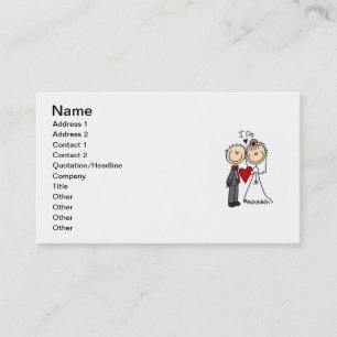 Wedding Couple I Do T-shirts and Gifts Business Card