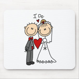 Wedding Couple I Do T-shirts and Gifts Mouse Pad