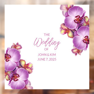 Wedding Couple Monogram Floor Decal & Sticker