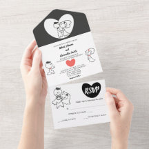 Wedding Couple | RSVP Response And Wedding