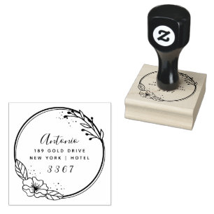 Wedding Couple  Rubber Stamp