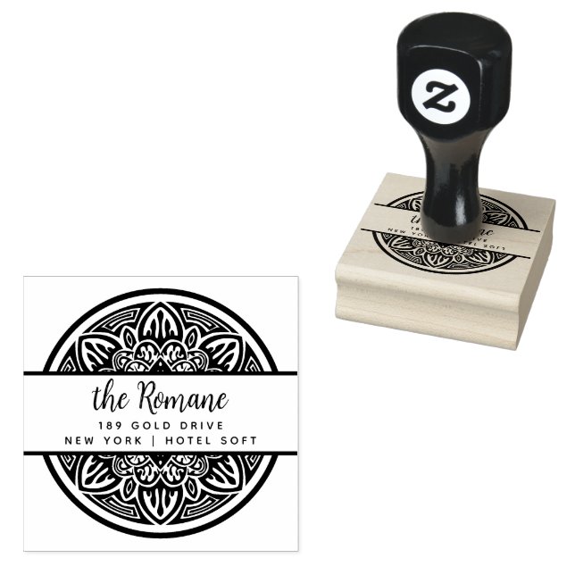 Wedding Couple  Rubber Stamp (Stamped)