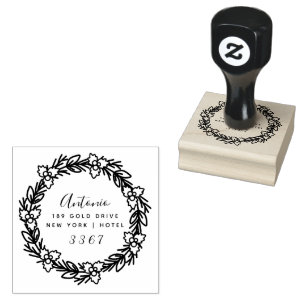 Wedding Couple  Rubber Stamp