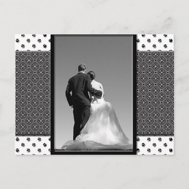 Wedding Couple Save The Date Card (Front)