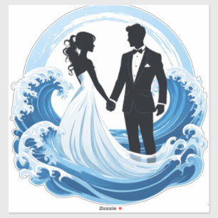 Wedding Couple Silhouette Holding Hands For Couple