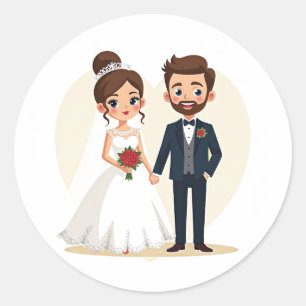 Wedding Couple Sticker Set