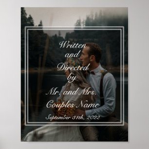 Wedding couples custom personal Poster