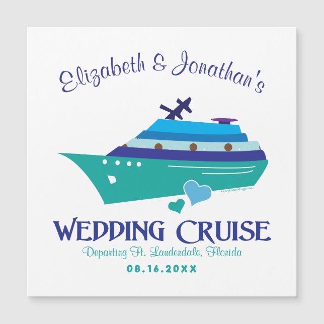 Wedding Cruise Save the Date (Front)