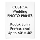 Wedding Custom 11" x 14" Professional Photo Prints