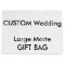 Wedding Custom Gift Bag MATTE LARGE 12.5" x 9"