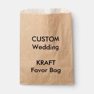 Wedding Custom Paper Favour Bag KRAFT
