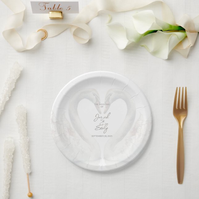 Wedding Custom Paper Plate (Wedding)