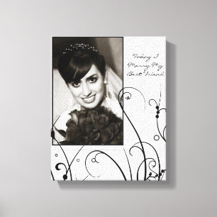 Wedding Custom Portrait Canvas