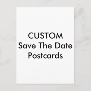 Wedding Custom Save The Date Invitation Postcards