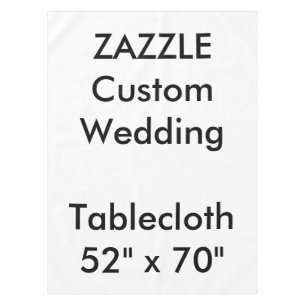 Wedding Custom Tablecloth 52" x 70"