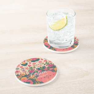 Wedding Customized Bridesmaid Gift Idea  Coaster