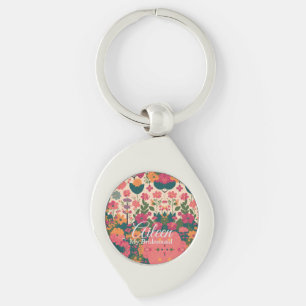 Wedding Customized Bridesmaid  Keychain
