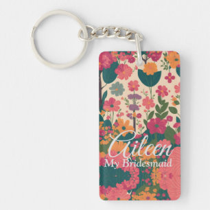 Wedding Customized Bridesmaid Keychain
