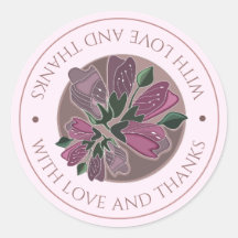 Wedding/Cute Romantic Pastel Purple Floral